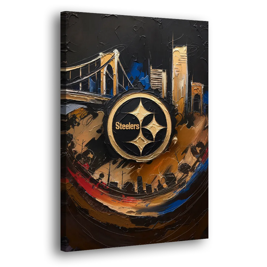 Pittsburgh Steelers Fan Pride Side - Canvas Wall Art