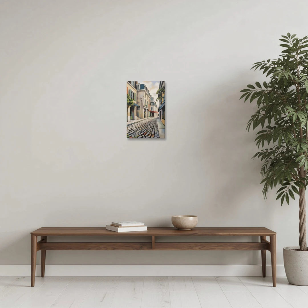 Place Royale Cobblestones - Canvas Wall Art - Coffee Table - 12x18