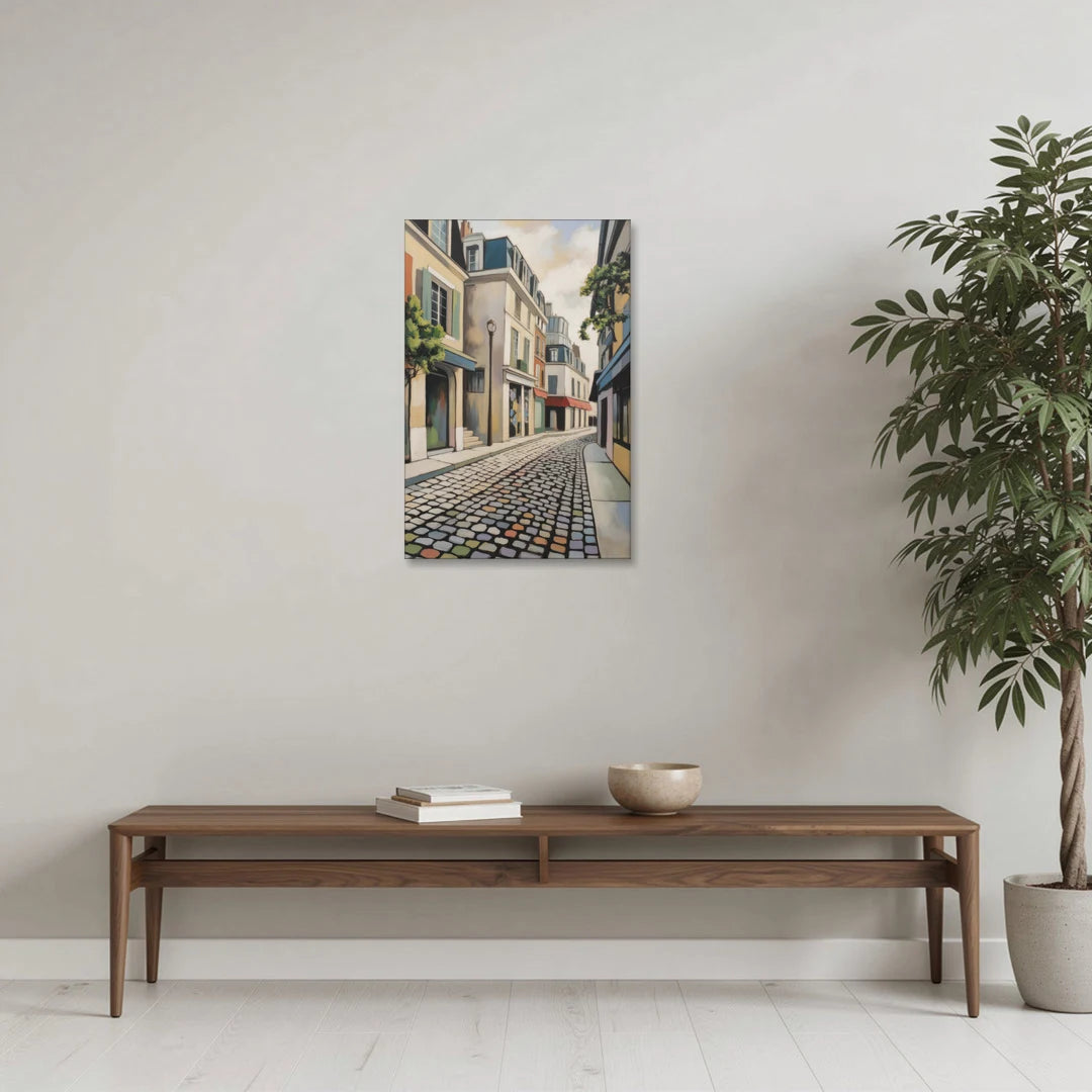 Place Royale Cobblestones - Canvas Wall Art - Coffee Table - 20x30