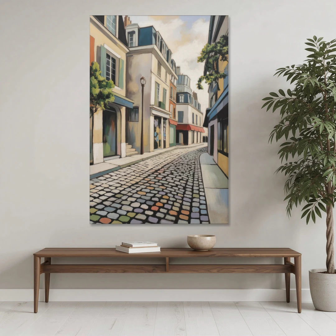 Place Royale Cobblestones - Canvas Wall Art - Coffee Table - 40x60