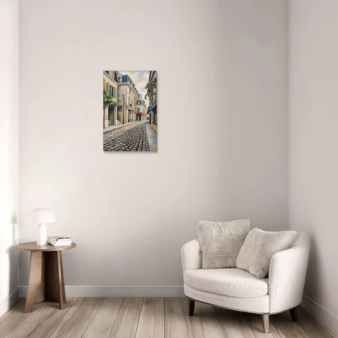 Place Royale Cobblestones - Canvas Wall Art - Sofa - 16x24
