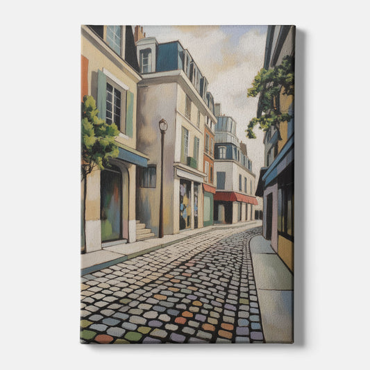 Place Royale Cobblestones - Canvas Wall Art