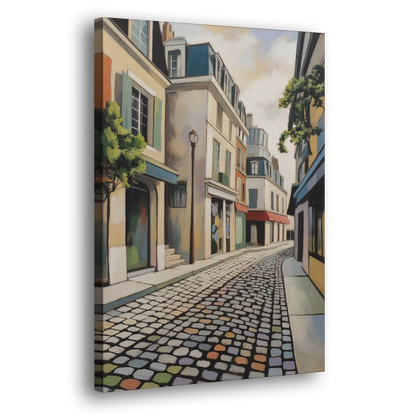 Place Royale Cobblestones Side - Canvas Wall Art