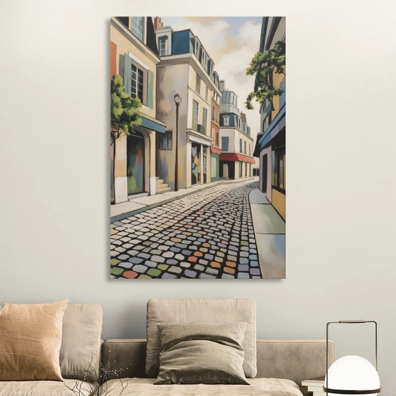 Place Royale Cobblestones Living Room - Canvas Wall Art