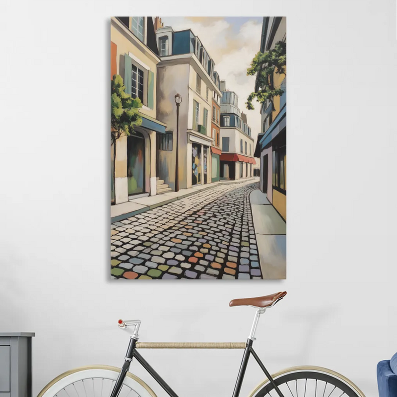 Place Royale Cobblestones Sitting Room - Canvas Wall Art