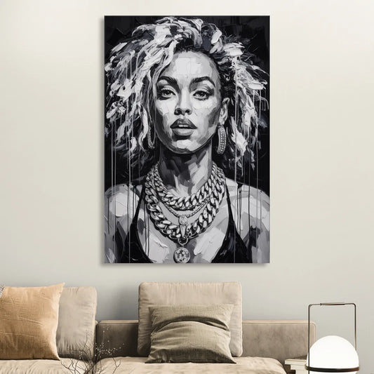 Planet Vibe 2.0 Living Room - Canvas Wall Art