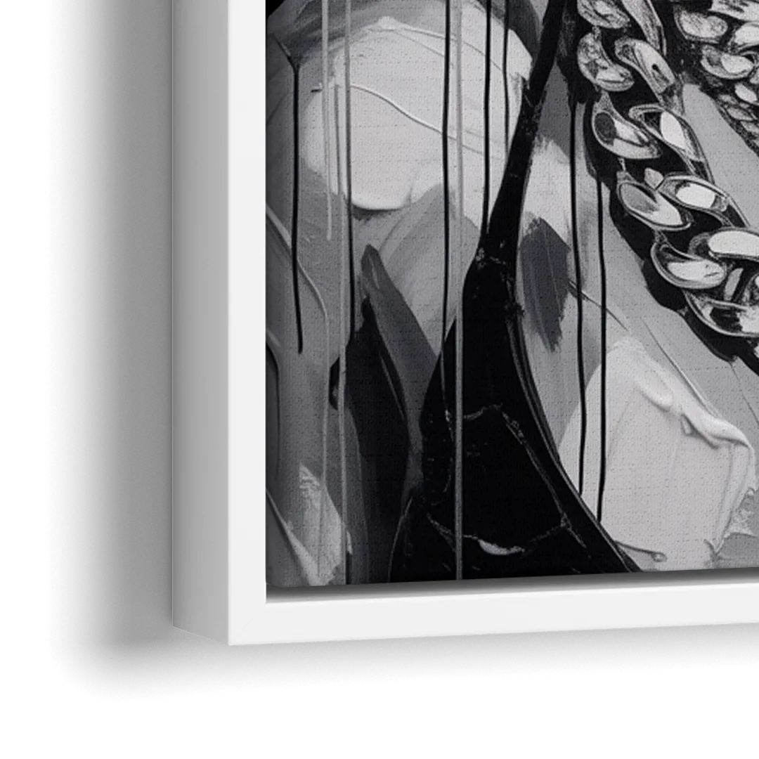 Planet Vibe 2.0 - Close-Up White Frame Canvas