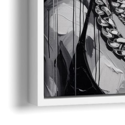 Planet Vibe 2.0 - Close-Up White Frame Canvas