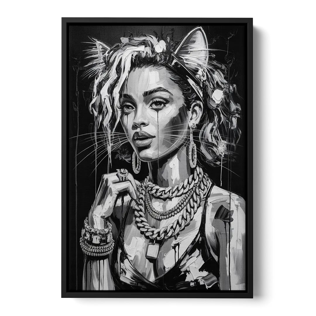 Planet Vibe 3.0 - Black Frame Canvas