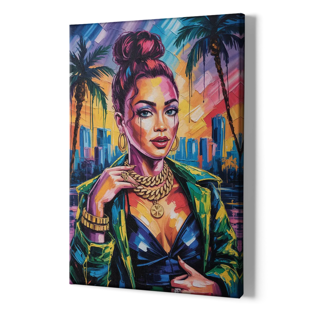 Planet Vibe - Canvas Print Art Sides