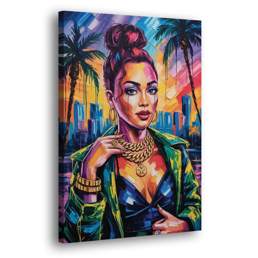 Planet Vibe Side - Canvas Wall Art