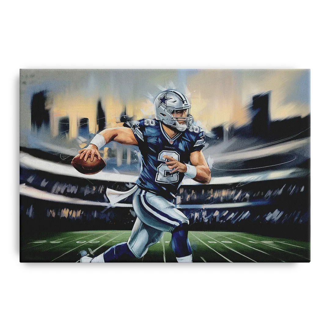Plano Dallas Cowboys Spirit Front - Canvas Wall Art