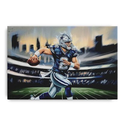 Plano Dallas Cowboys Spirit Front - Canvas Wall Art