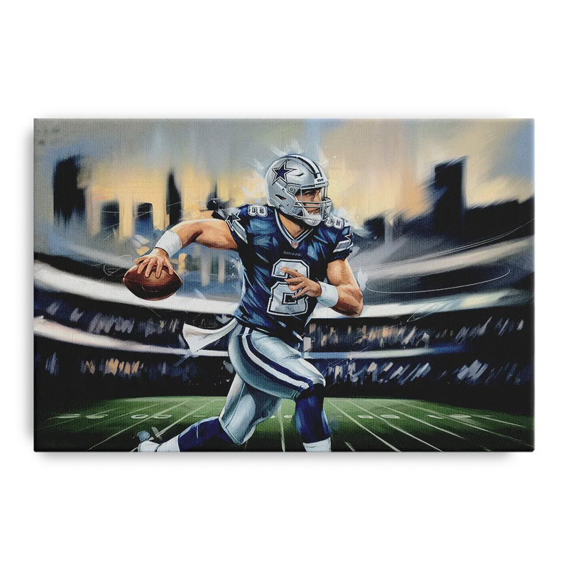 Plano Dallas Cowboys Spirit Front - Canvas Wall Art