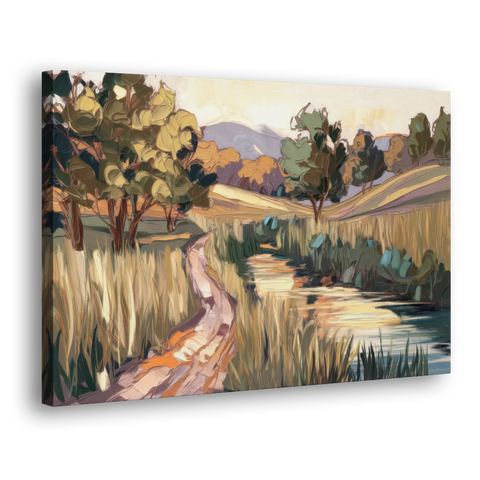 Plano Nature Trails - Canvas Wall Art - Side
