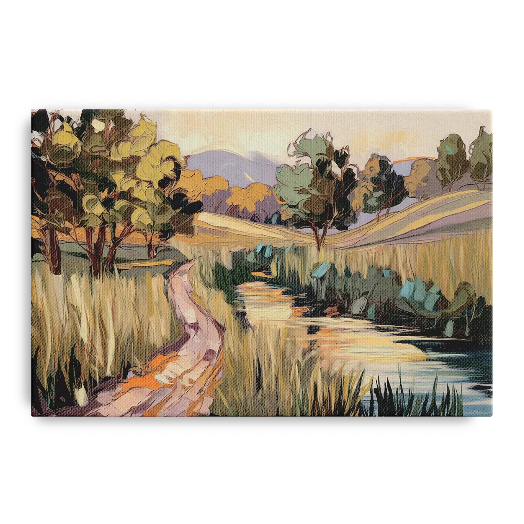 Plano Nature Trails Front - Canvas Wall Art