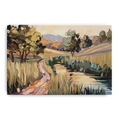 Plano Nature Trails Front - Canvas Wall Art