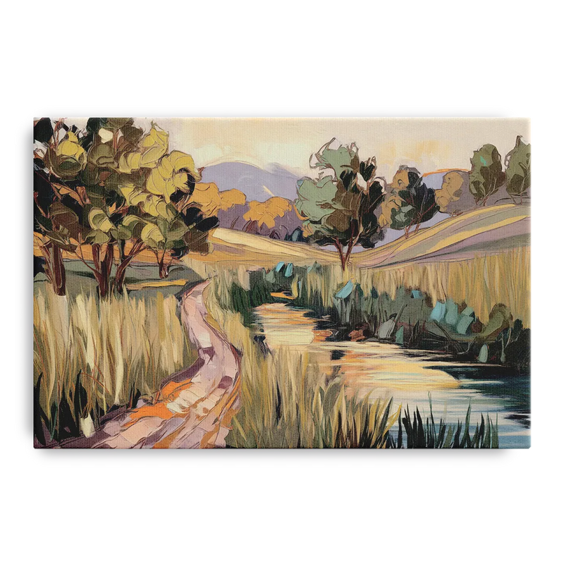 Plano Nature Trails Front - Canvas Wall Art