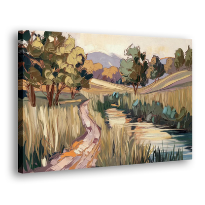 Plano Nature Trails Side - Canvas Wall Art