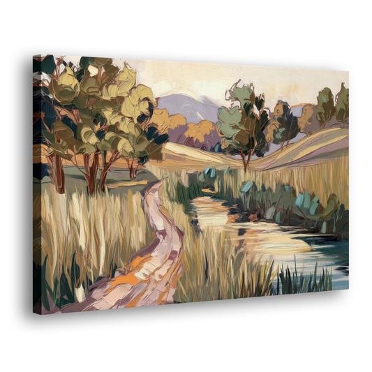 Plano Nature Trails Side - Canvas Wall Art