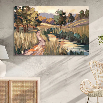 Plano Nature Trails Sitting Room - Canvas Wall Art