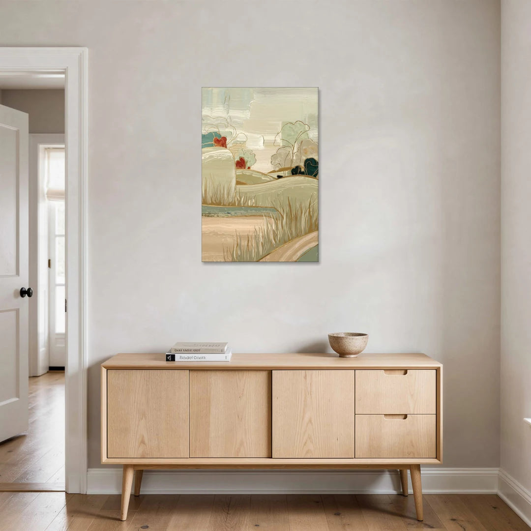 Plano Suburban Charm - Canvas Wall Art - Coffee Table - 24x36