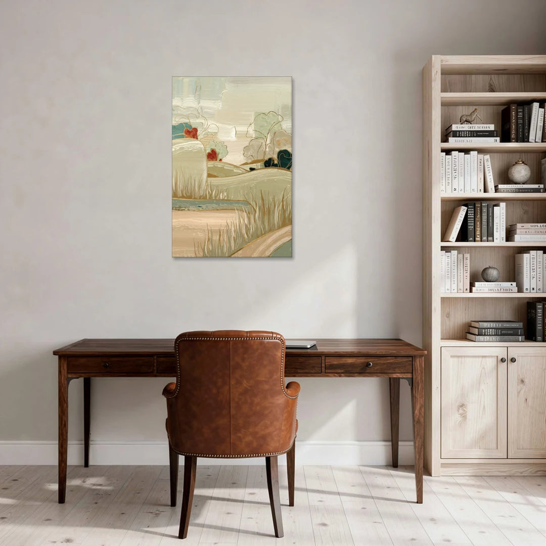 Plano Suburban Charm - Canvas Wall Art - Office - 24x36