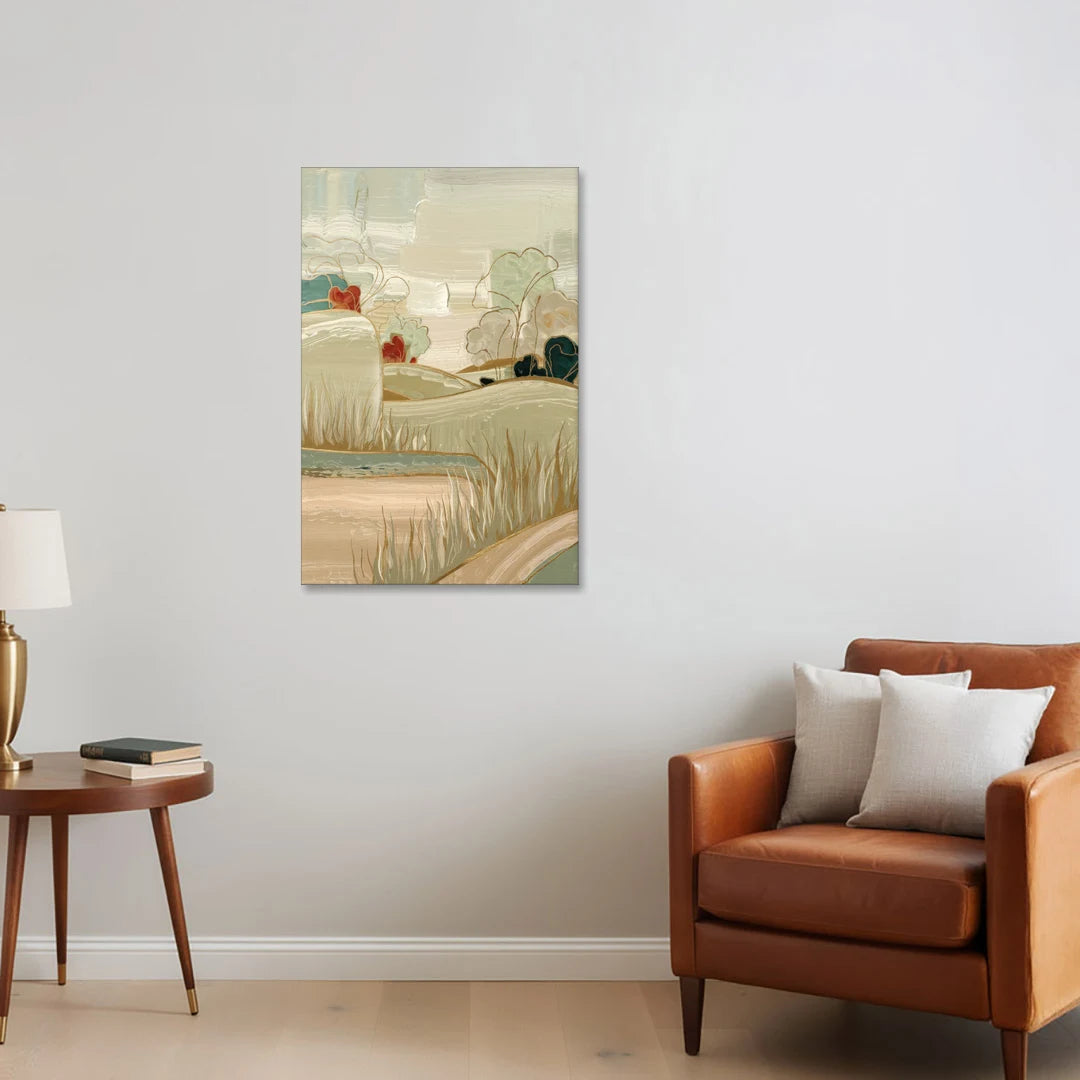 Plano Suburban Charm - Canvas Wall Art - Sofa - 24x36