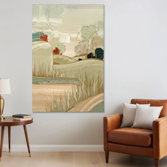 Plano Suburban Charm - Canvas Wall Art - Sofa - 40x60