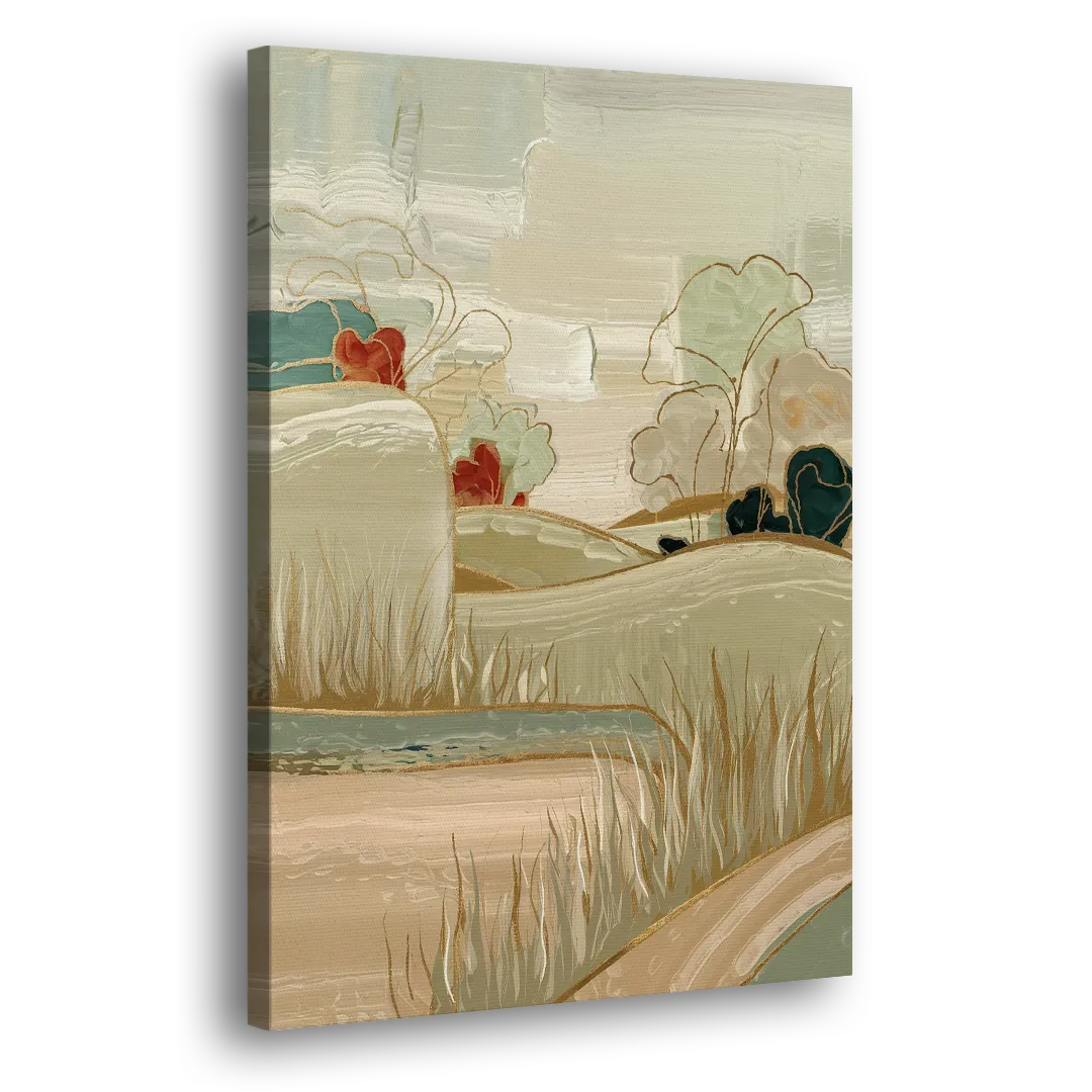 Plano Suburban Charm Side - Canvas Wall Art