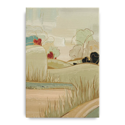 Plano Suburban Charm Front - Canvas Wall Art