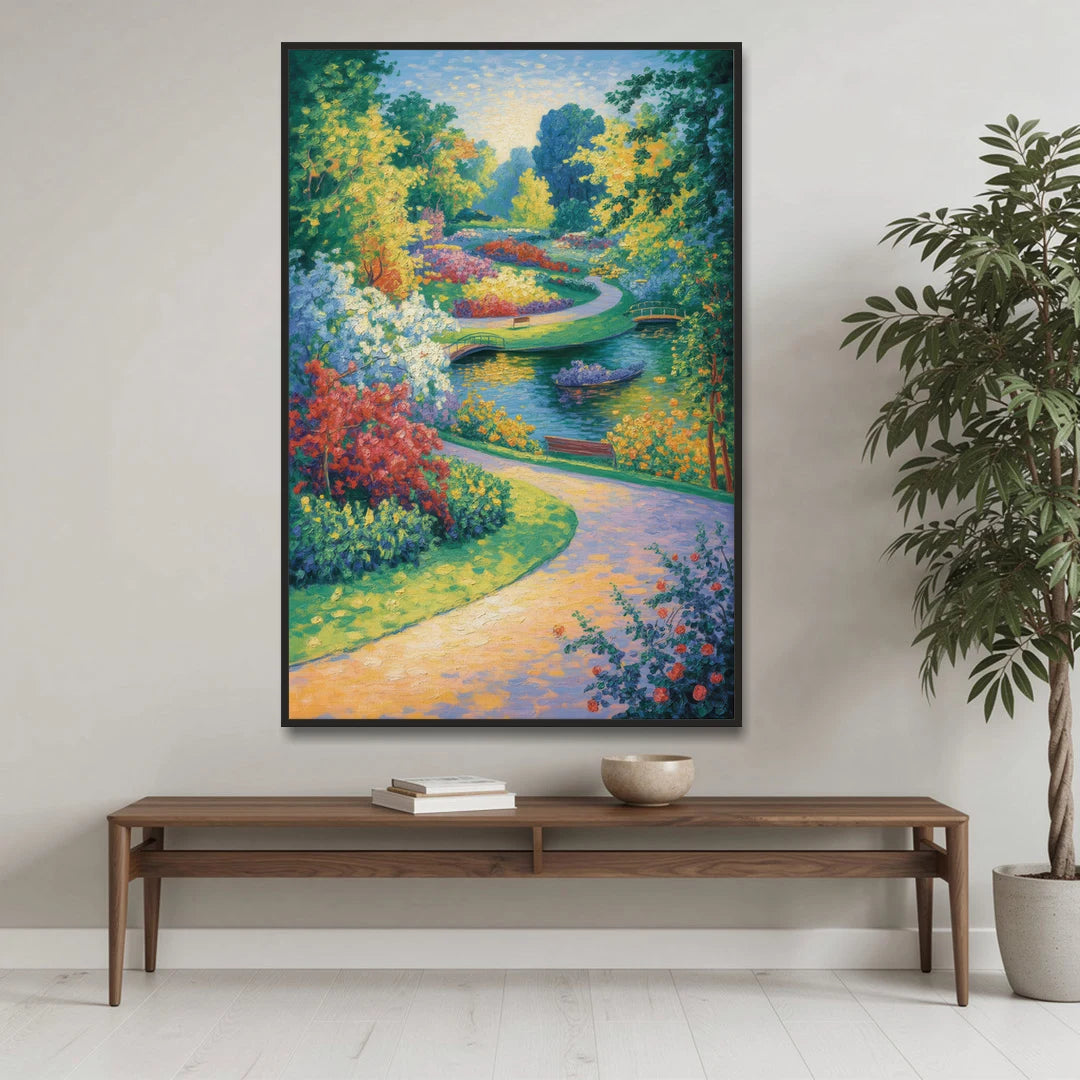 Planten un Blomen Bliss - Black Framed Canvas Wall Art - Coffee Table - 40x60