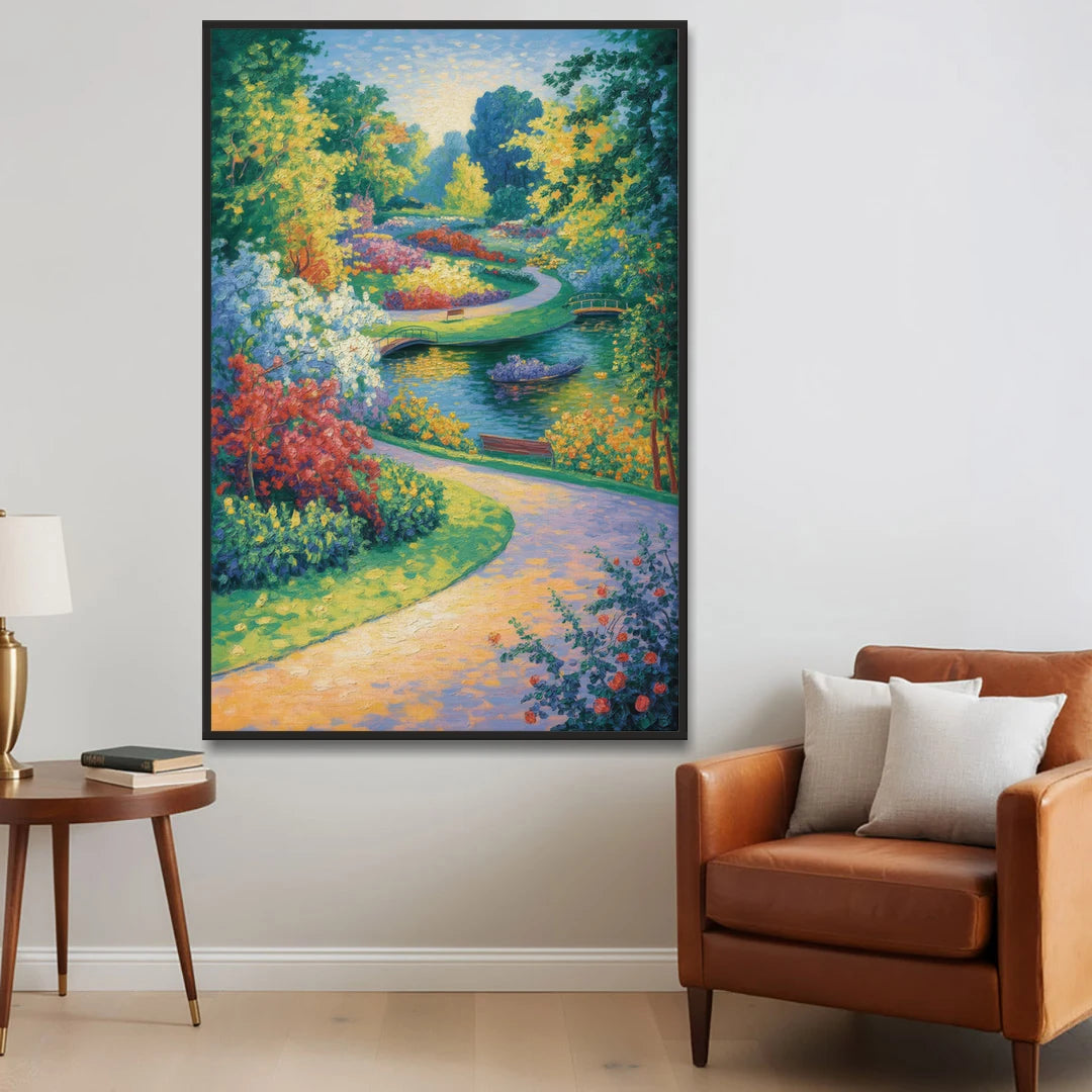 Planten un Blomen Bliss - Black Framed Canvas Wall Art - Sofa - 40x60