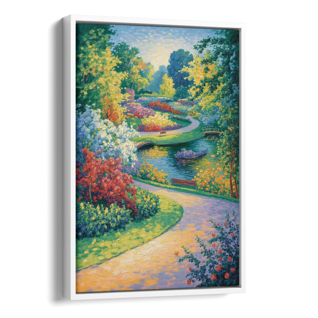 Planten un Blomen Bliss Side - White Canvas Wall Art