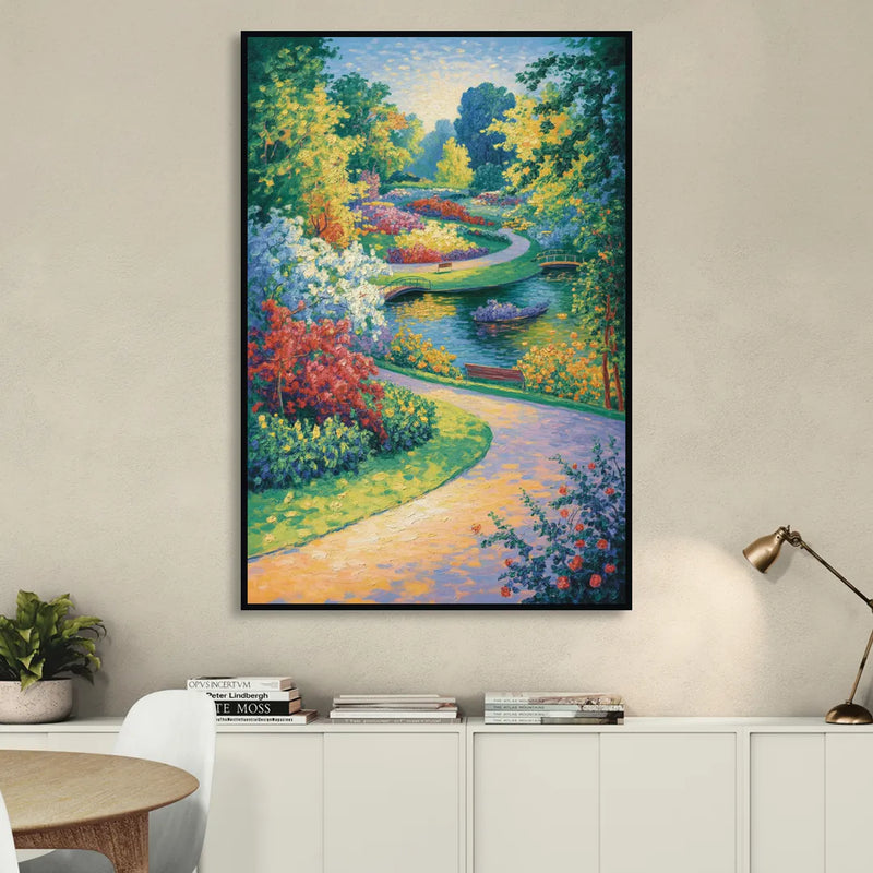 Planten un Blomen Bliss Living Room - Black Canvas Wall Art