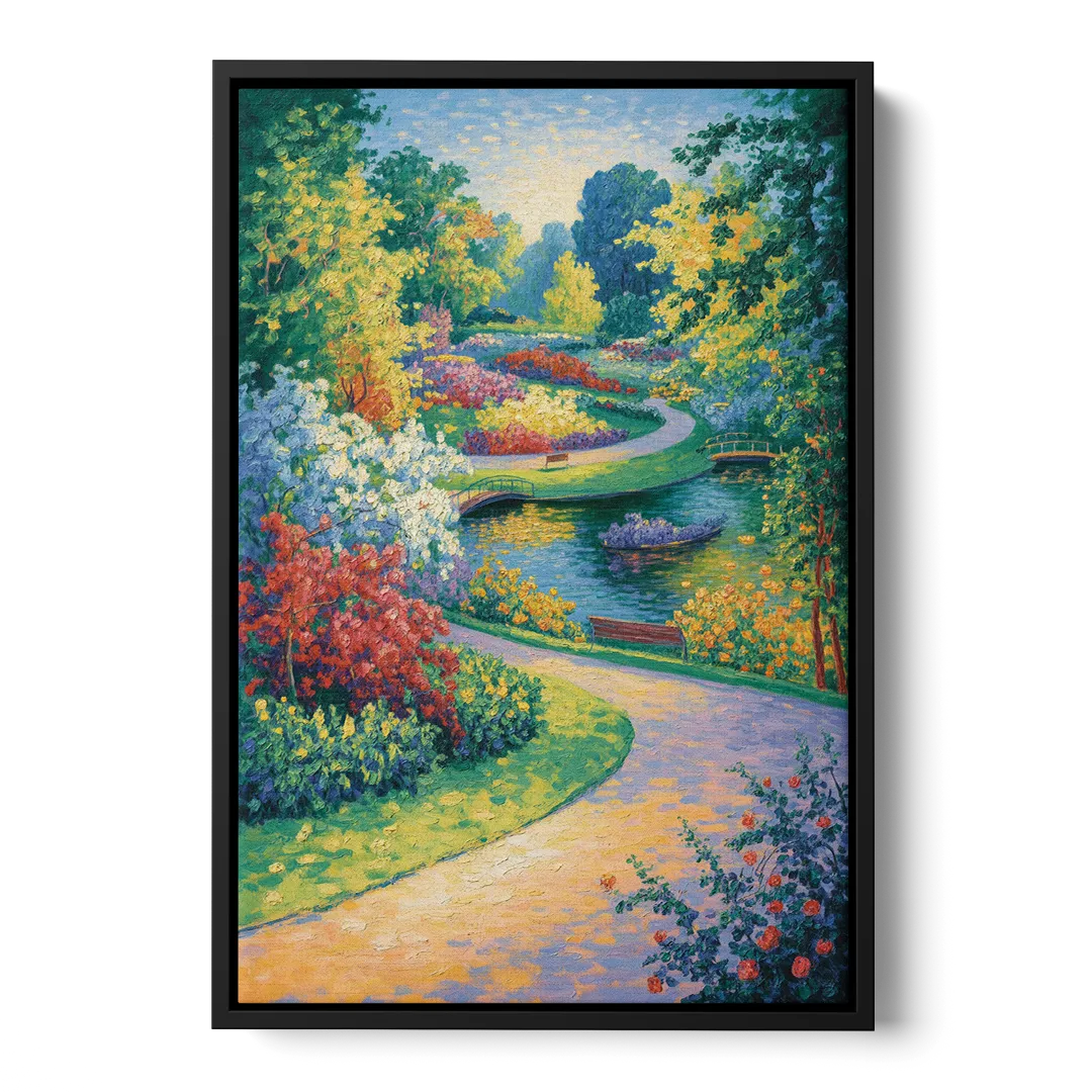 Planten un Blomen Bliss Front - Black Canvas Wall Art