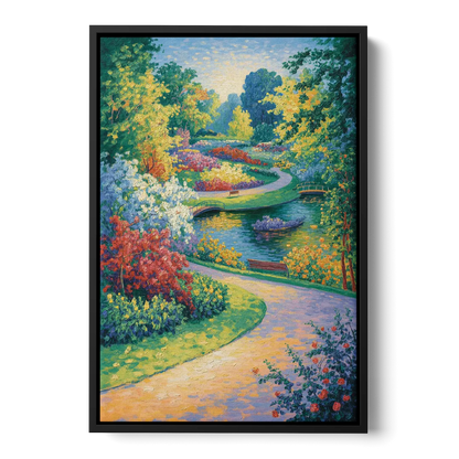 Planten un Blomen Bliss Front - Black Canvas Wall Art