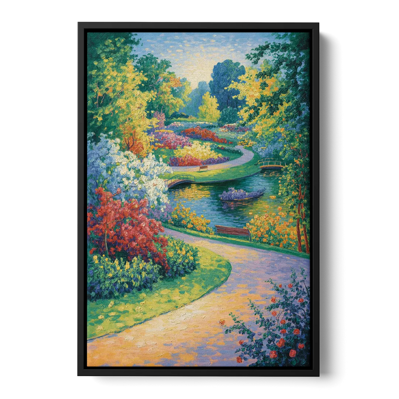 Planten un Blomen Bliss Front - Black Canvas Wall Art