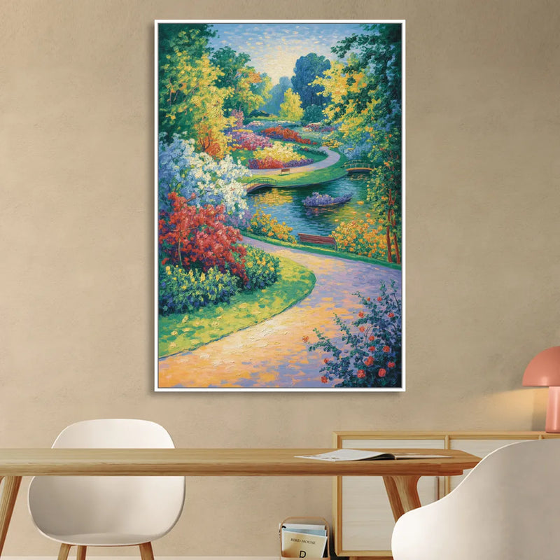 Planten un Blomen Bliss Sitting Room - White Canvas Wall Art