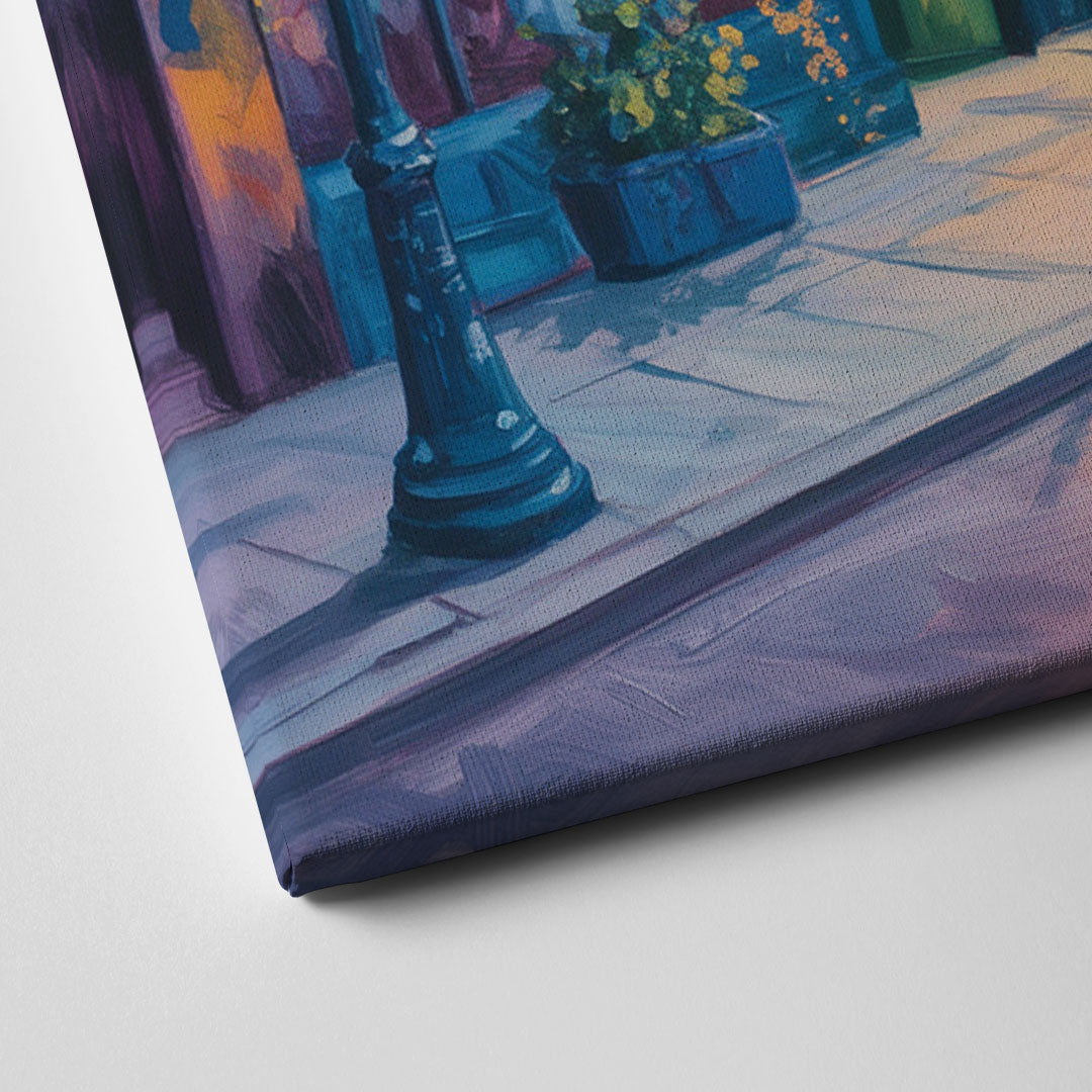 Plateau Mont Royal Murals Canvas Close Up