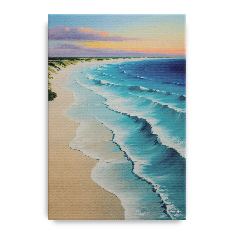 Playa Delfines Overlook Front - Canvas Wall Art