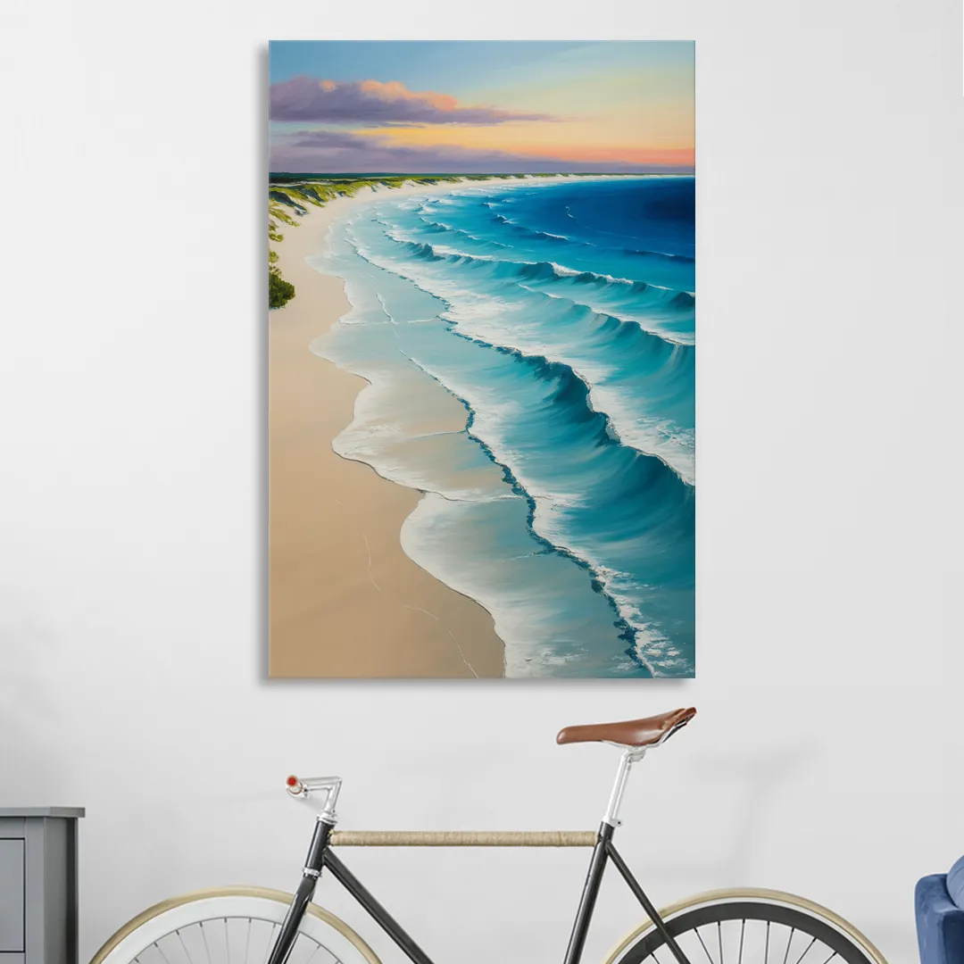 Playa Delfines Overlook Living Room - Canvas Wall Art