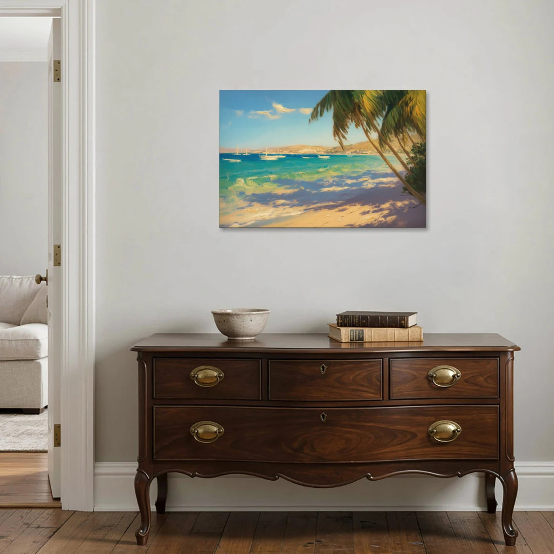 Playa El Coromuel Shore - Canvas Wall Art - Coffee Table - 36x24