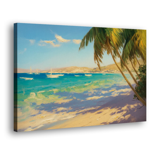 Playa El Coromuel Shore Side - Canvas Wall Art
