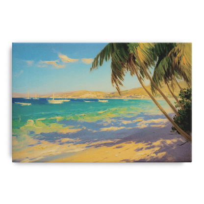 Playa El Coromuel Shore Front - Canvas Wall Art
