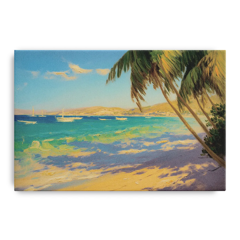 Playa El Coromuel Shore Front - Canvas Wall Art