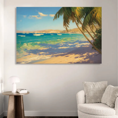 Playa El Coromuel Shore Living Room - Canvas Wall Art