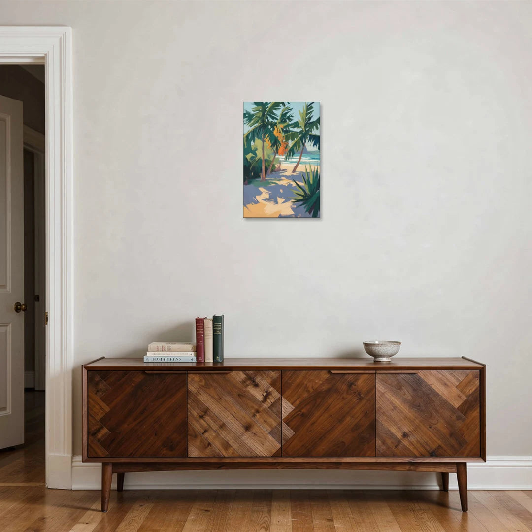 Playa Paraíso Palms - Canvas Wall Art - Coffee Table - 16x24