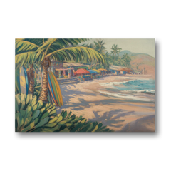 Playa Sayulita Palms - Canvas Wall Art - Front