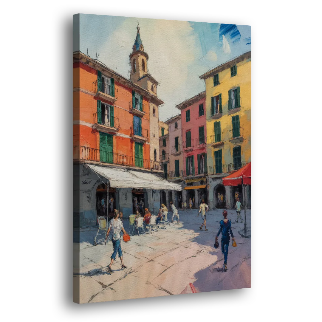 Plaza Mayor Charm Side - Canvas Wall Art